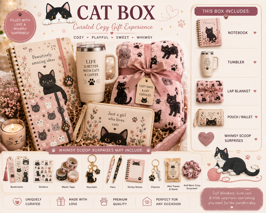 Curious Cats Gift Box 🐈‍⬛